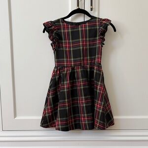 Crewcuts Tartan Plaid Kids Dress - holiday pattern, size 7 girls